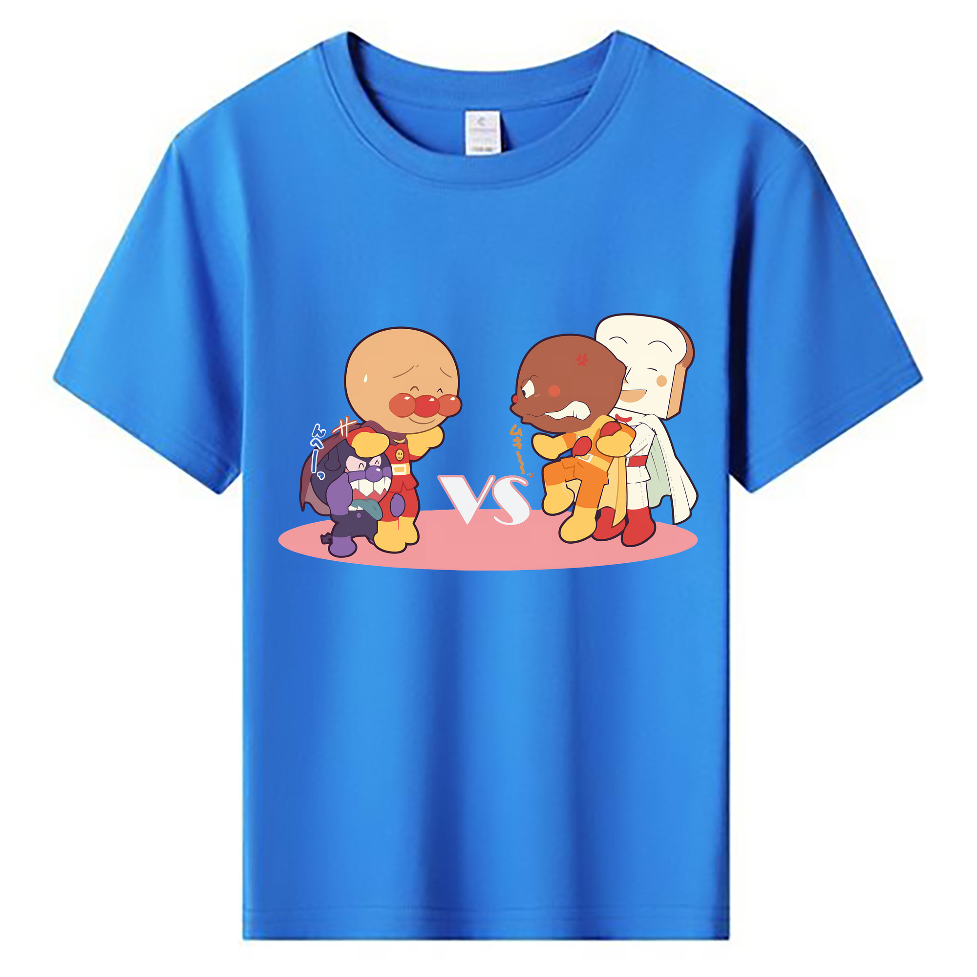 （画像用） アンパンマン Anpanman 綿100％キッズTシャツ（フロントプリント）